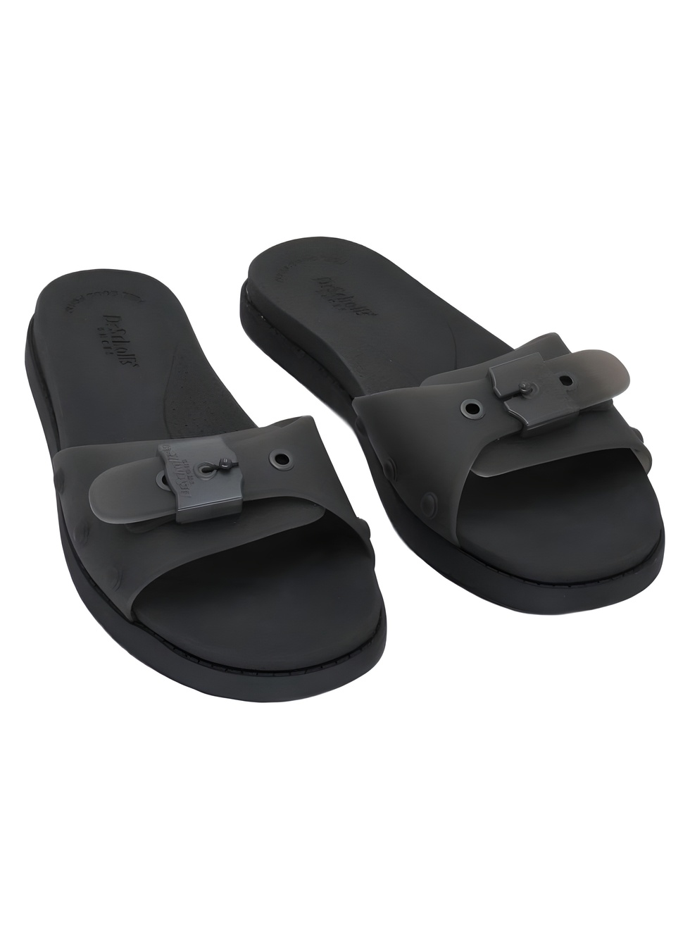 Dr. Scholl's Black Jelly Slide Sandals Size 9.5M